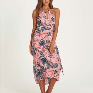Billabong Aloha Babe dress size S, wrap floral maxi, NWT